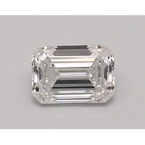 Lab Created 0.81 Carat D-VS1 Emerald Cut Diamond