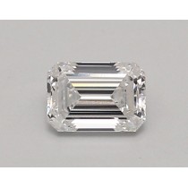 Lab Created 0.61 Carat D-VVS2 Emerald Cut Diamond