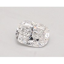 Lab Created 0.56 Carat D-VS1 Cushion Cut Diamond