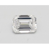 Lab Created 0.59 Carat D-VS1 Emerald Cut Diamond