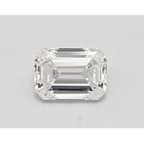 Lab Created 0.65 Carat D-VS1 Emerald Cut Diamond