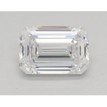 Lab Created 0.59 Carat D-VVS1 Emerald Cut Diamond