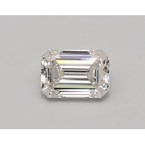 Lab Created 0.45 Carat F-VS1 Emerald Cut Diamond