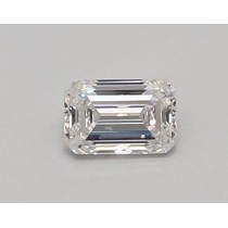 Lab Created 0.49 Carat D-VVS1 Emerald Cut Diamond