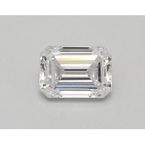 Lab Created 0.55 Carat D-VVS1 Emerald Cut Diamond