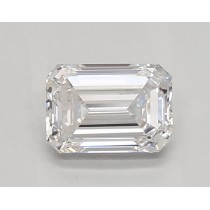 Lab Created 0.89 Carat D-VVS2 Emerald Cut Diamond