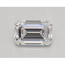 Lab Created 0.70 Carat D-VVS1 Emerald Cut Diamond