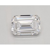 Lab Created 0.73 Carat D-VS1 Emerald Cut Diamond