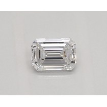 Lab Created 0.33 Carat D-VVS1 Emerald Cut Diamond