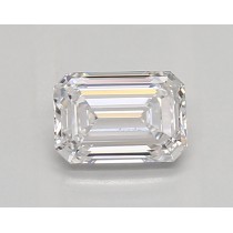 Lab Created 0.73 Carat D-VVS2 Emerald Cut Diamond
