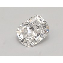Lab Created 0.58 Carat D-VS1 Cushion Cut Diamond