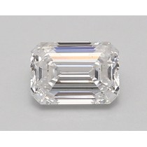 Lab Created 0.99 Carat D-VS1 Emerald Cut Diamond