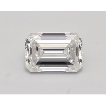 Lab Created 0.75 Carat D-VVS2 Emerald Cut Diamond