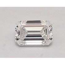 Lab Created 0.83 Carat D-VS1 Emerald Cut Diamond