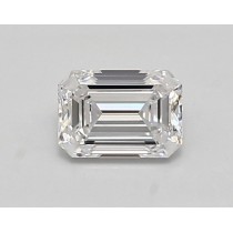 Lab Created 0.71 Carat D-VVS1 Emerald Cut Diamond