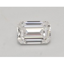 Lab Created 0.62 Carat D-VVS2 Emerald Cut Diamond