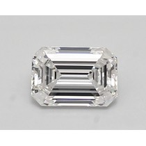 Lab Created 0.90 Carat D-VS1 Emerald Cut Diamond