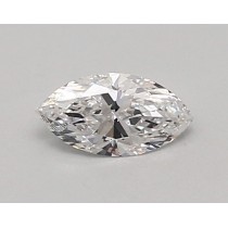 Lab Created 0.43 Carat D-VS1 Marquise Cut Diamond