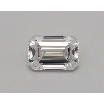 Lab Created 0.63 Carat D-VS1 Emerald Cut Diamond