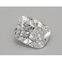 Lab Created 0.77 Carat D-VS1 Cushion Cut Diamond