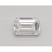 Lab Created 0.47 Carat D-VVS2 Emerald Cut Diamond