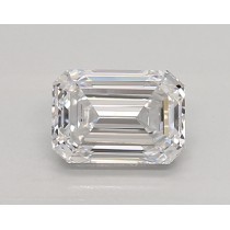 Lab Created 0.80 Carat D-VVS2 Emerald Cut Diamond