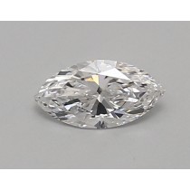 Lab Created 0.53 Carat D-SI1 Marquise Cut Diamond
