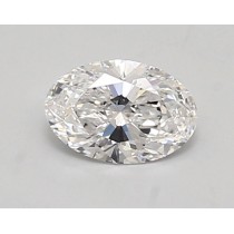 Lab Created 0.73 Carat D-VVS1 Oval Diamond
