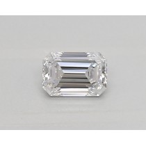 Lab Created 0.34 Carat D-IF Emerald Cut Diamond