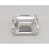 Lab Created 0.63 Carat D-VVS1 Emerald Cut Diamond