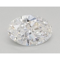 Lab Created 0.49 Carat D-VS2 Oval Diamond