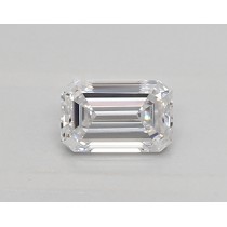 Lab Created 0.45 Carat D-VS1 Emerald Cut Diamond