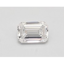 Lab Created 0.51 Carat D-VVS1 Emerald Cut Diamond