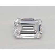 Lab Created 0.57 Carat D-VVS1 Emerald Cut Diamond
