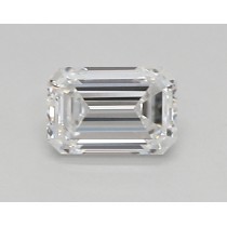 Lab Created 0.41 Carat D-IF Emerald Cut Diamond