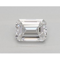 Lab Created 0.62 Carat D-VVS1 Emerald Cut Diamond