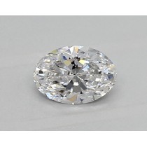 Lab Created 0.47 Carat D-VS1 Oval Diamond