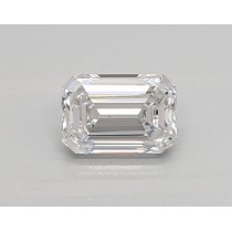 Lab Created 0.51 Carat D-VVS1 Emerald Cut Diamond