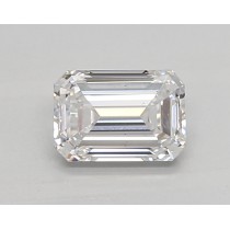 Lab Created 0.81 Carat D-VS2 Emerald Cut Diamond
