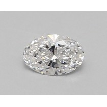 Lab Created 0.43 Carat D-VS1 Oval Diamond