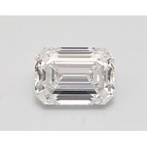 Lab Created 0.83 Carat D-VVS2 Emerald Cut Diamond