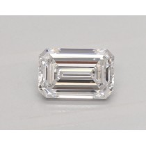 Lab Created 0.53 Carat D-VVS1 Emerald Cut Diamond