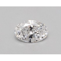 Lab Created 0.39 Carat D-VVS2 Oval Diamond