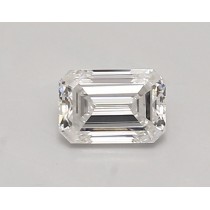 Lab Created 0.79 Carat D-VVS1 Emerald Cut Diamond