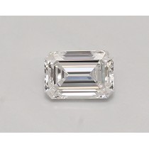 Lab Created 0.59 Carat D-VVS2 Emerald Cut Diamond