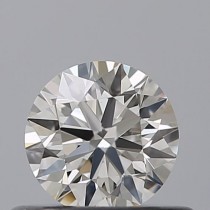 0.40 Carat E-VVS2 Round Natural Diamond Certified By IGI