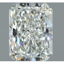 0.52 Carat H-VVS2 Radiant Cut Natural Diamond