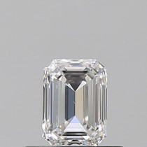 0.50 Carat G-VS2 Emerald Cut Natural Diamond Certified By GIA