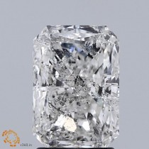 2.01 Carat H-I1 Radiant Cut Natural Diamond 2.01 Carat H-I1 Radiant Cut Natural Diamond