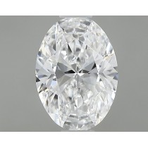 0.61 Carat D-SI1 Oval Natural Diamond